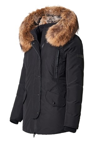 ROCKANDBLUE Dunjakker / Parkar Jakke. Style: Polar Mid. Black / Black Faux Fur (ikke som billedet). SLUTSPURT: 1.500,-