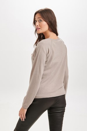 Butterfly Cashmere Pullover. Style: 50.068. Stone. Limited Edition: 599,- (Spar: 20% V.I.P. Rabat)