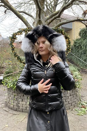 LIMITED EDITION. ROCKANDBLUE Dunjakke. Style: Chill FX. Reversibel. Army / Silver / Fox. Obs! Uden Pels. Str. 38, 40 & 42 . Limited Edtion: 3.999,-  Spar. 20% V.I.P. Rabat