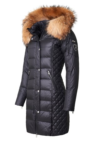 New Arrival. ROCKANDBLUE Dunjakke. Style: Beam. Black / Natural Raccoon.  Best-Seller: 3.199,- V.I.P. Pris: 2.879,- / Fake Fur: 2.429,-