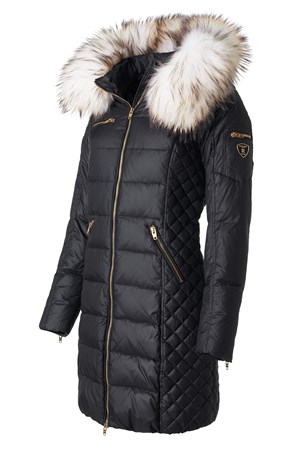 ROCKANDBLUE Dunjakke Style: Ciara. Easy Nylon. Black / Artic Raccoon. Best-Seller: 3.199,- V.I.P. Pris: 2.879,-  Fake / Faux Fur. 2.429,-
