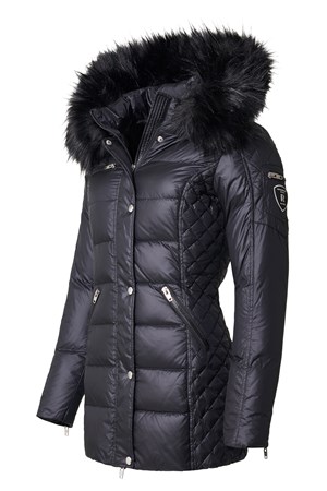 ​ROCKANDBLUE Dunjakke. Style: Beam Mid. Black / Black Raccoon. Need-To-Have: 2.999,- Pre-Winther-Sale: 2.399,- / Faux Fur: 1.919,-