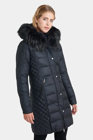 ROCKANDBLUE dunjakke. Style: Beam. Balck / Black Faux Fur. Best-Seller: 2.699,- Pre-Winther-Sale: 1.800,-