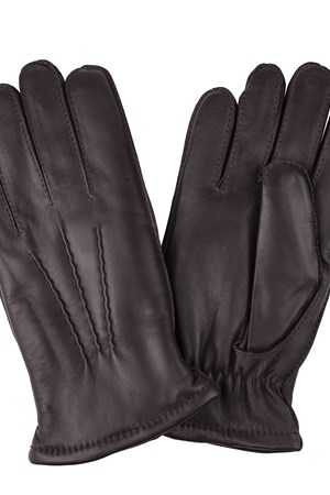 HK Handsk Herre-skindhandsker. Style: 982.707. Dark Brown. Top-10: 499,-