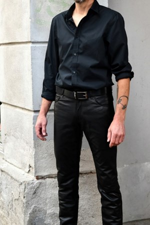 ​ROCKANBLUE Unisex Skindjeans. Style: Abbe Pants. Black. Best price. 1.899,-
