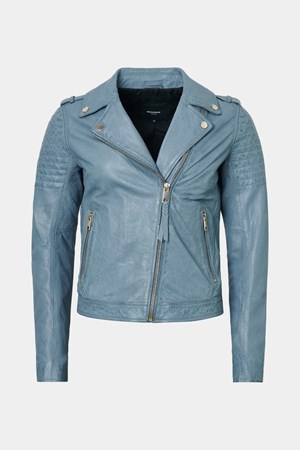 ​ROCKANDBLUE Dame skindjakke. Style: Chinnamon. Denim Blue. OUTLET: 1.199,-