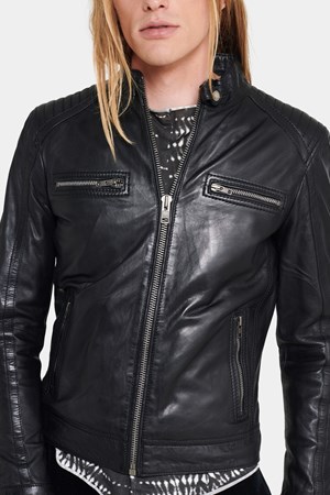 ​R​OCKANDBLUE Herre Skindjakke. Style: Advance II. Black. Best Seller. 2.700,- Spar: 10% V.I.P. Rabat.