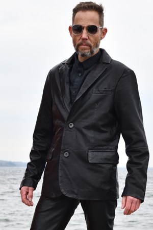 ​Molltan Herre Skindjakke. Style 2181. Black.  For Ever-Green: 2.600,- (V.I.P. Pris: 2.160,-)