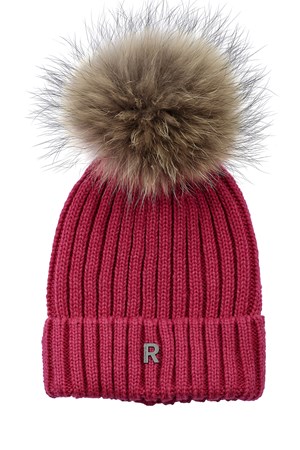 ​ROCKANDBLUE Pom Pom Hat Beanie. Pink / Natural Raccoon. Must-Have: 299,- V.I.P. Pris: 239,-